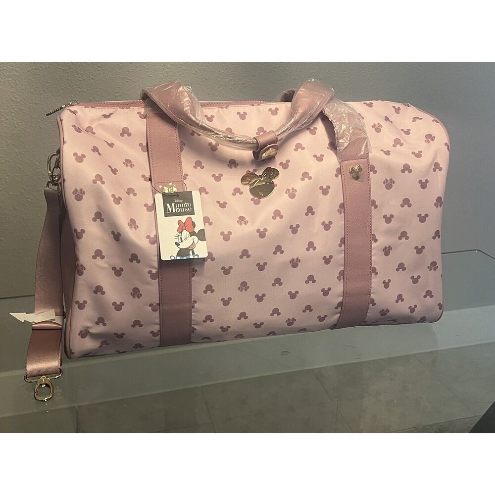 Minnie Mouse Mauve Duffle Bag NWT Disney